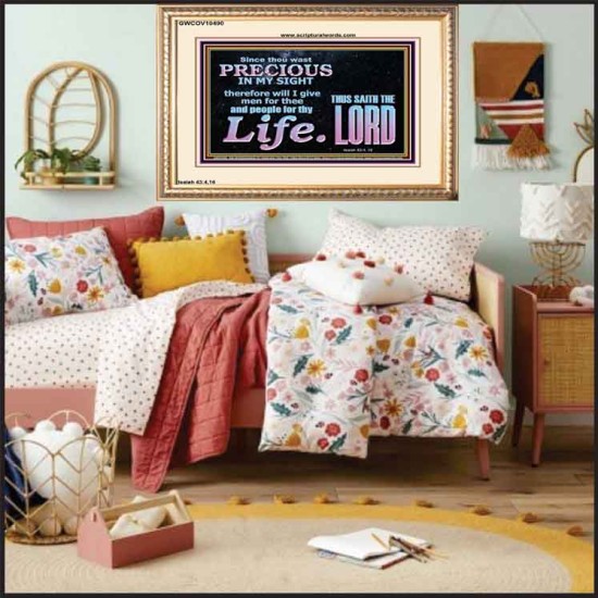YOU ARE PRECIOUS IN THE SIGHT OF THE LIVING GOD  Modern Christian Wall Décor  GWCOV10490  