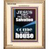 SALVATION IS COME TO THIS HOUSE  Unique Scriptural Picture  GWCOV10000  "18X23"