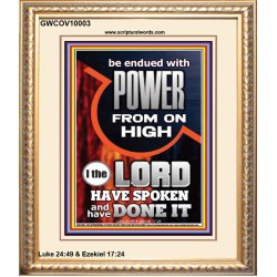 POWER FROM ON HIGH - HOLY GHOST FIRE  Righteous Living Christian Picture  GWCOV10003  "18X23"