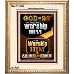 WORSHIP HIM IN SPIRIT AND TRUTH  Children Room Portrait  GWCOV10006  
