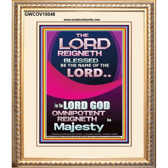 THE LORD GOD OMNIPOTENT REIGNETH IN MAJESTY  Wall Décor Prints  GWCOV10048  
