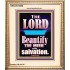 THE MEEK IS BEAUTIFY WITH SALVATION  Scriptural Prints  GWCOV10058  "18X23"