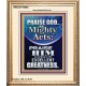 PRAISE FOR HIS MIGHTY ACTS AND EXCELLENT GREATNESS  Inspirational Bible Verse  GWCOV10062  