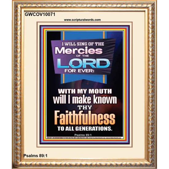 SING OF THE MERCY OF THE LORD  Décor Art Work  GWCOV10071  