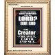 WHO IN THE HEAVEN CAN BE COMPARED TO JEHOVAH EL SHADDAI  Affordable Wall Art Prints  GWCOV10073  