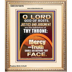 JUSTICE AND JUDGEMENT THE HABITATION OF YOUR THRONE O LORD  New Wall Décor  GWCOV10079  "18X23"