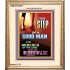 THE STEP OF A GOOD MAN  Contemporary Christian Wall Art  GWCOV10477  "18X23"
