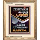 JEHOVAH JIREH IS THE LORD OUR GOD  Contemporary Christian Wall Art Portrait  GWCOV10695  