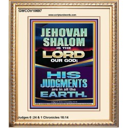 JEHOVAH SHALOM IS THE LORD OUR GOD  Christian Paintings  GWCOV10697  "18X23"
