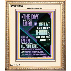 THE GREAT DAY OF THE LORD  Sciptural Décor  GWCOV11772  "18X23"