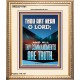 O LORD ALL THY COMMANDMENTS ARE TRUTH  Christian Quotes Portrait  GWCOV11781  