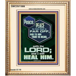 PEACE PEACE TO HIM THAT IS FAR OFF AND NEAR  Christian Wall Art  GWCOV11806  "18X23"
