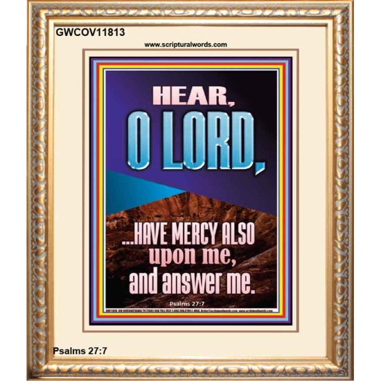 BECAUSE OF YOUR GREAT MERCIES PLEASE ANSWER US O LORD  Art & Wall Décor  GWCOV11813  