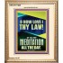 MAKE THE LAW OF THE LORD THY MEDITATION DAY AND NIGHT  Custom Wall Décor  GWCOV11825  "18X23"