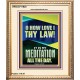 MAKE THE LAW OF THE LORD THY MEDITATION DAY AND NIGHT  Custom Wall Décor  GWCOV11825  