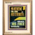 SEEK THE FACE OF GOD CONTINUALLY  Unique Scriptural ArtWork  GWCOV11838  "18X23"