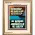 HIS MARVELLOUS WONDERS AND THE JUDGEMENTS OF HIS MOUTH  Custom Modern Wall Art  GWCOV11839  "18X23"