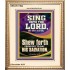 SHEW FORTH FROM DAY TO DAY HIS SALVATION  Unique Bible Verse Portrait  GWCOV11844  "18X23"