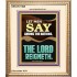 LET MEN SAY AMONG THE NATIONS THE LORD REIGNETH  Custom Inspiration Bible Verse Portrait  GWCOV11849  "18X23"