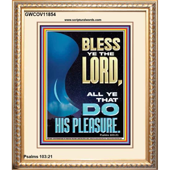 DO HIS PLEASURE AND BE BLESSED  Art & Décor Portrait  GWCOV11854  