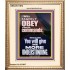 I WILL EAGERLY OBEY YOUR COMMANDS O LORD MY GOD  Printable Bible Verses to Portrait  GWCOV11874  "18X23"