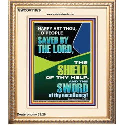 O PEOPLE SAVED BY THE LORD  Printable Bible Verse to Portrait  GWCOV11876  "18X23"