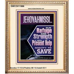 JEHOVAH NISSI A VERY PRESENT HELP  Eternal Power Picture  GWCOV11886  "18X23"