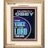 DILIGENTLY OBEY THE VOICE OF THE LORD OUR GOD  Unique Power Bible Portrait  GWCOV11901  "18X23"