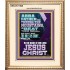 ABBA FATHER SHALL THRESH THE MOUNTAINS FOR US  Unique Power Bible Portrait  GWCOV11946  "18X23"