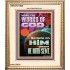 WORK THE WORKS OF GOD  Eternal Power Portrait  GWCOV11949  "18X23"