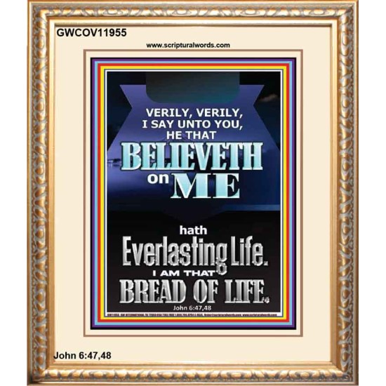 I AM THAT BREAD OF LIFE  Unique Power Bible Portrait  GWCOV11955  