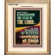BRETHREN CHOOSE THE FEAR OF THE LORD THE BEGINNING OF WISDOM  Ultimate Inspirational Wall Art Portrait  GWCOV11962  