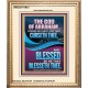 CURSED BE EVERY ONE THAT CURSETH THEE BLESSED IS EVERY ONE THAT BLESSED THEE  Scriptures Wall Art  GWCOV11972  