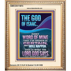 EVERY WORD OF MINE IS CERTAIN SAITH THE LORD  Scriptural Wall Art  GWCOV11973  "18X23"