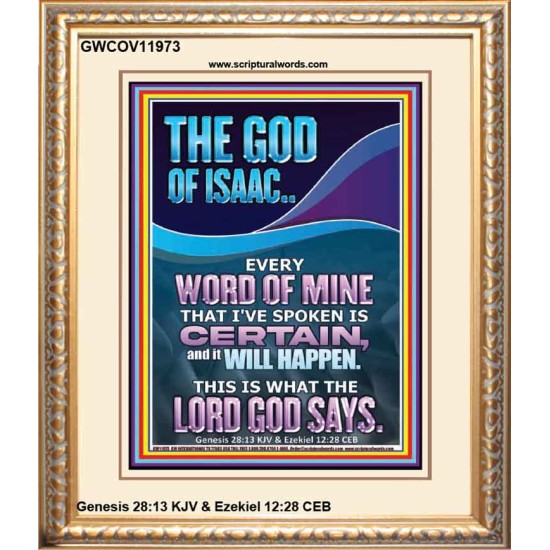 EVERY WORD OF MINE IS CERTAIN SAITH THE LORD  Scriptural Wall Art  GWCOV11973  