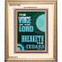 THE VOICE OF THE LORD BREAKETH THE CEDARS  Scriptural Décor Portrait  GWCOV11979  "18X23"
