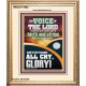 THE VOICE OF THE LORD MAKES THE DEER GIVE BIRTH  Christian Portrait Wall Art  GWCOV11982  