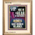 MAKE ME TO HEAR JOY AND GLADNESS  Scripture Portrait Signs  GWCOV11988  "18X23"