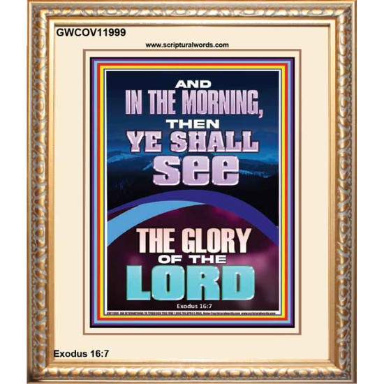 YOU SHALL SEE THE GLORY OF THE LORD  Bible Verse Portrait  GWCOV11999  