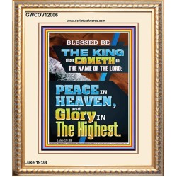 PEACE IN HEAVEN AND GLORY IN THE HIGHEST  Contemporary Christian Wall Art  GWCOV12006  "18X23"