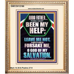 THOU HAST BEEN MY HELP O GOD OF MY SALVATION  Christian Wall Décor Portrait  GWCOV12190  "18X23"