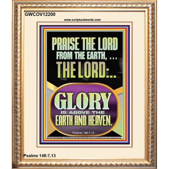 PRAISE THE LORD FROM THE EARTH  Contemporary Christian Paintings Portrait  GWCOV12200  