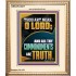 ALL THY COMMANDMENTS ARE TRUTH O LORD  Ultimate Inspirational Wall Art Picture  GWCOV12217  "18X23"