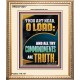 ALL THY COMMANDMENTS ARE TRUTH O LORD  Ultimate Inspirational Wall Art Picture  GWCOV12217  