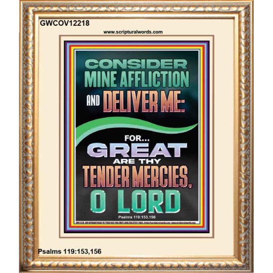 GREAT ARE THY TENDER MERCIES O LORD  Unique Scriptural Picture  GWCOV12218  
