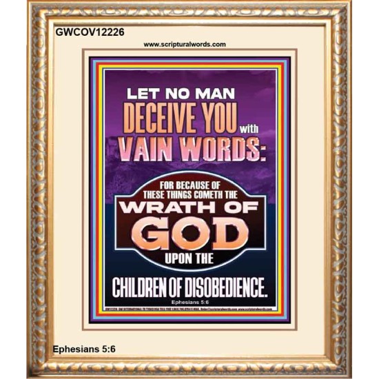 LET NO MAN DECEIVE YOU WITH VAIN WORDS  Church Picture  GWCOV12226  