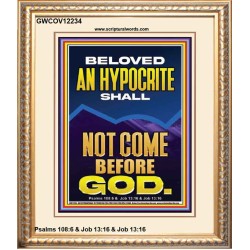 AN HYPOCRITE SHALL NOT COME BEFORE GOD  Eternal Power Portrait  GWCOV12234  "18X23"