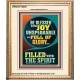 BE BLESSED WITH JOY UNSPEAKABLE  Contemporary Christian Wall Art Portrait  GWCOV12239  