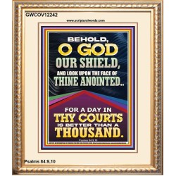 LOOK UPON THE FACE OF THINE ANOINTED O GOD  Contemporary Christian Wall Art  GWCOV12242  "18X23"