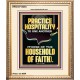 PRACTICE HOSPITALITY TO ONE ANOTHER  Contemporary Christian Wall Art Portrait  GWCOV12254  
